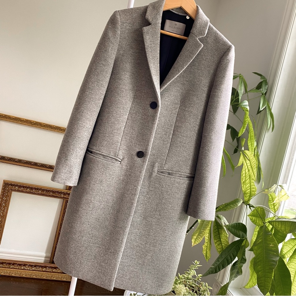 MULBERRY WOOL COAT